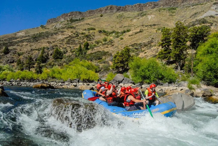 Rafting en el río Aluminé, Neuquén